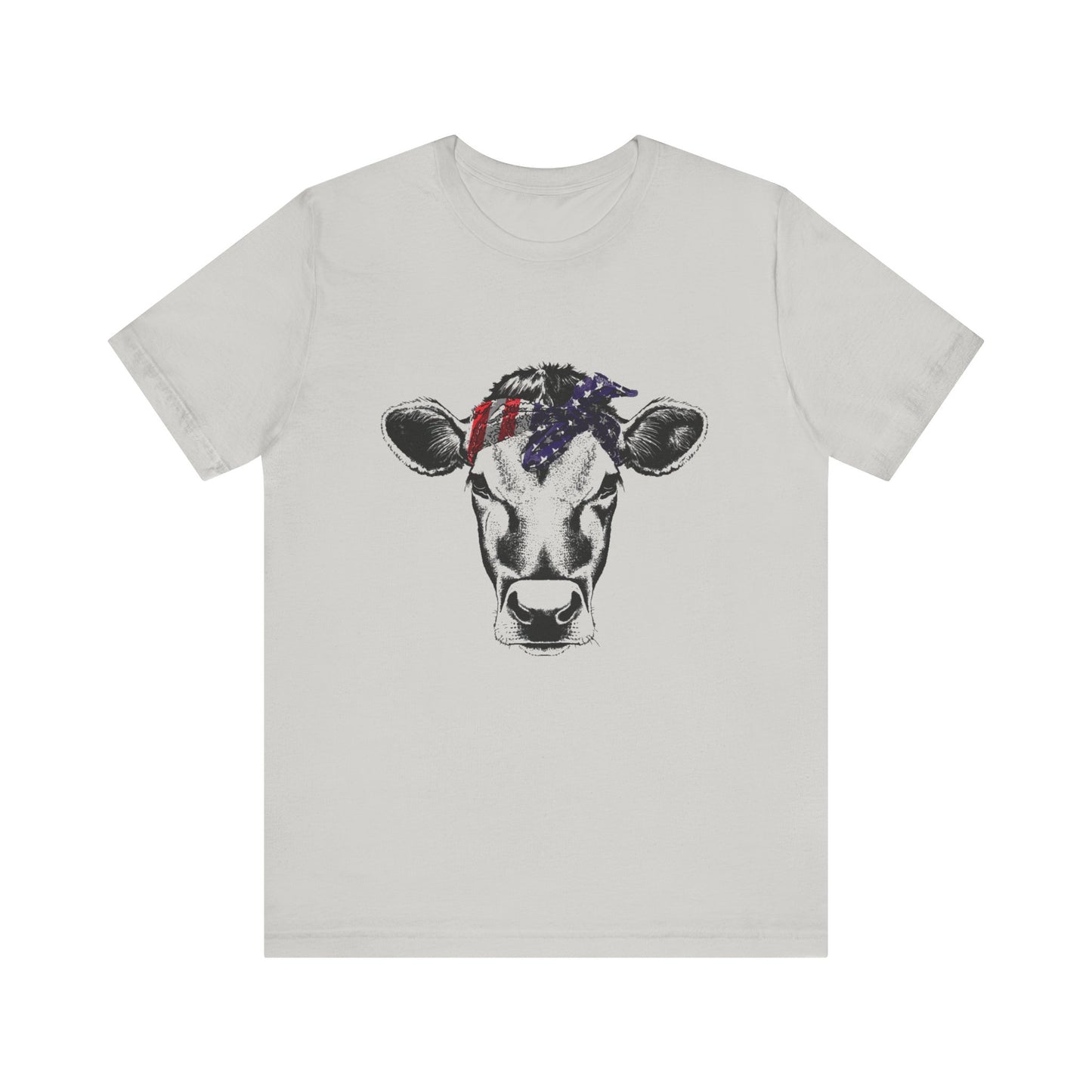 Highland Cow shirt, American Flag Shirt, Funny Cow Shirt, Independence Day - PopCultureByDesign36