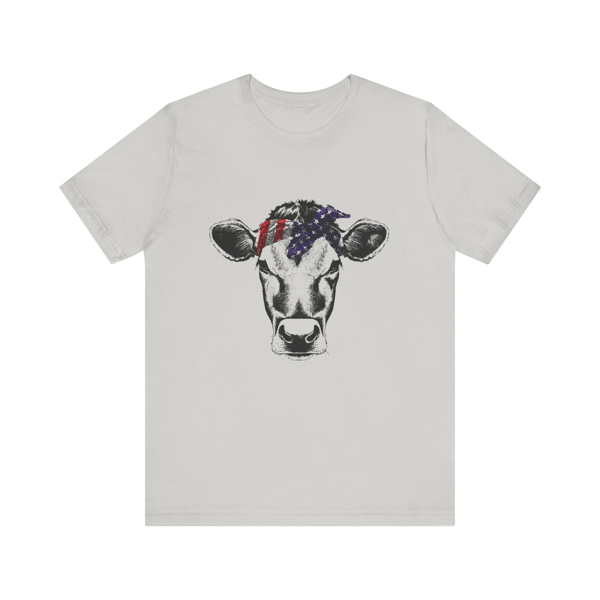 Highland Cow shirt, American Flag Shirt, Funny Cow Shirt, Independence Day - PopCultureByDesign36
