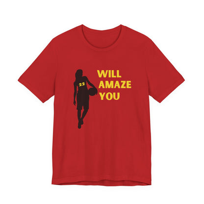 22 Shirt, WNBA Fan Shirt, Basketball Fan Shirt, Womens Sports Shirt - PopCultureByDesign36