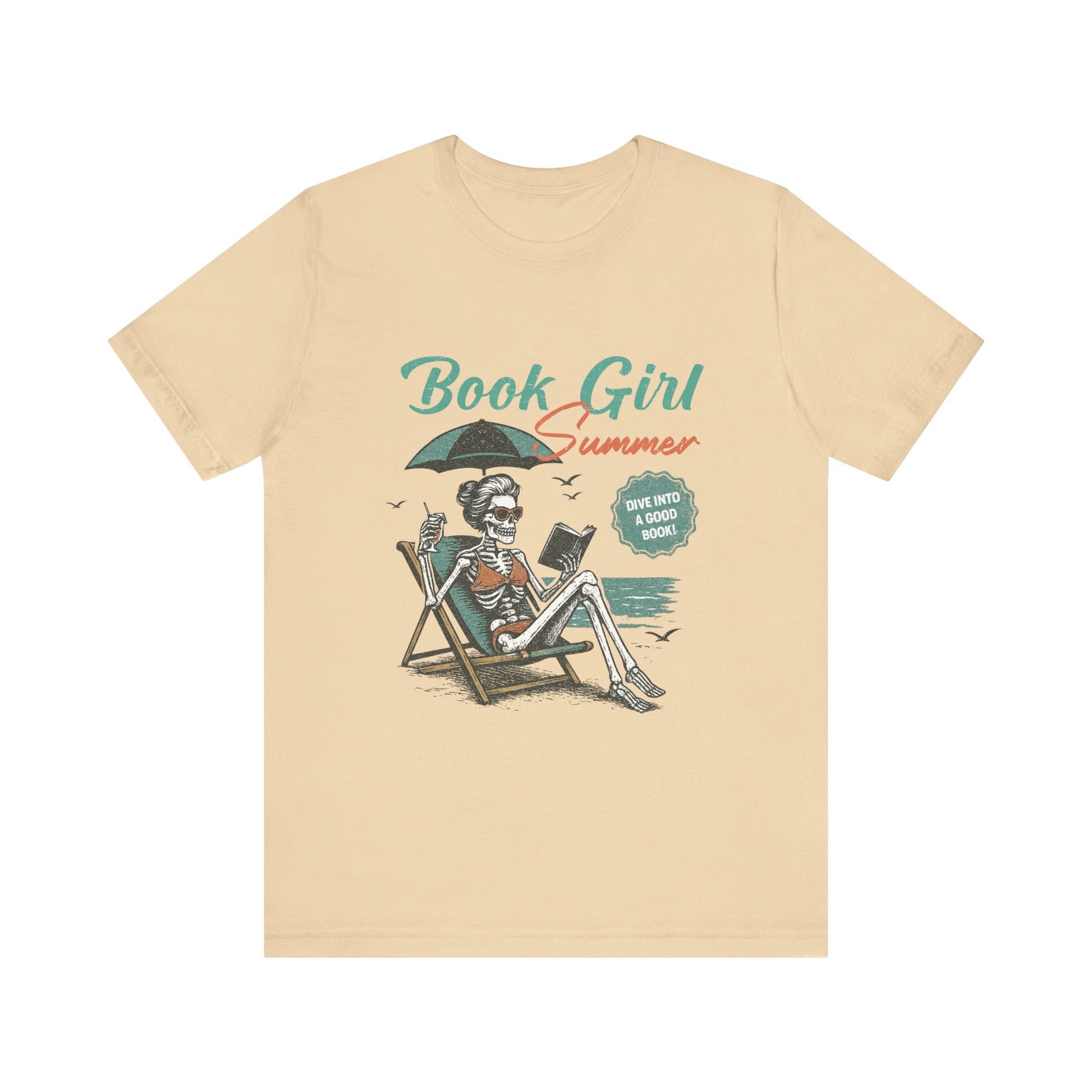 Book Girl Summer Shirt, Reading Lover Tee, Literary Bookworm Top - PopCultureByDesign36