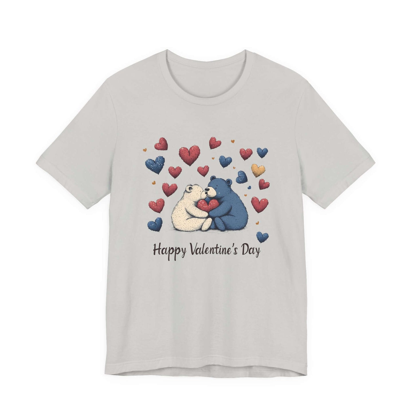 Bear Valentine Shirt, Cute Bear Shirt, Teddy Bear Shirt, Heart Valentine Shirt - PopCultureByDesign36