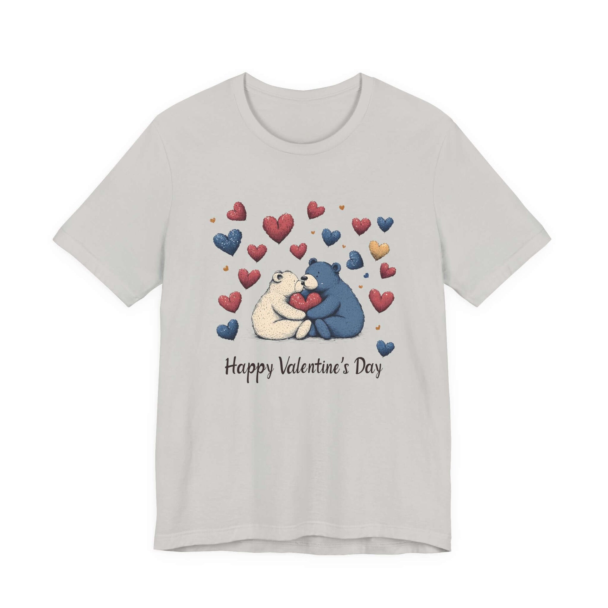 Bear Valentine Shirt, Cute Bear Shirt, Teddy Bear Shirt, Heart Valentine Shirt - PopCultureByDesign36