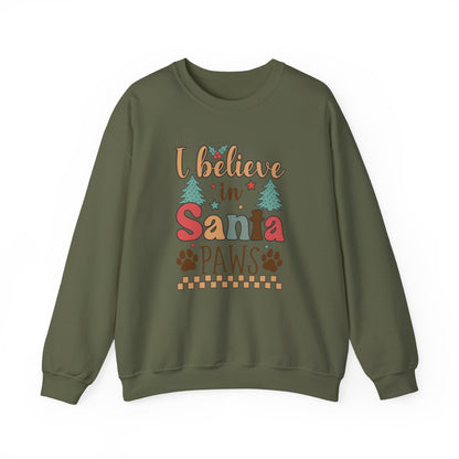 I Believe in Santa Paws Shirt, Christmas Dog Shirt, Santa Paws Shirt - PopCultureByDesign36