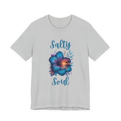 Summer Salty Soul T-shirt, Trendy Summer Shirt, Retro Summer T-shirt - PopCultureByDesign36