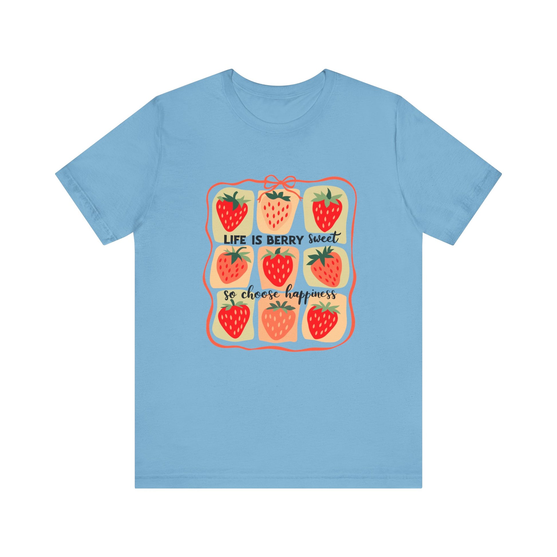 Life is Sweet TShirt, Strawberry Positive Vibe Tee, Kindness Berry Shirt - PopCultureByDesign36