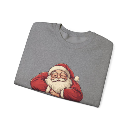 Retro Santa Sweatshirt, Vintage Santa Sweatshirt, Retro Christmas Santa - PopCultureByDesign36