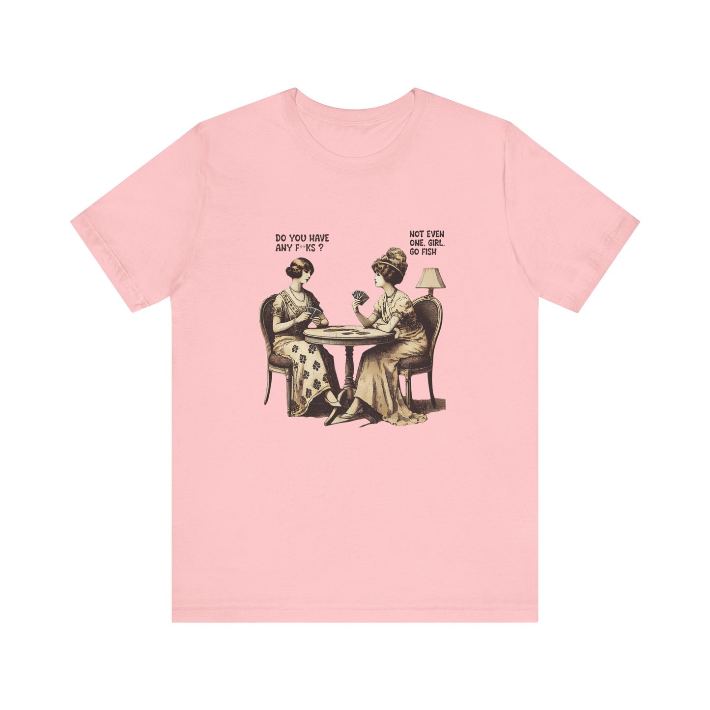 Funny Card Playing Tee, Card Playing Lovers Tee, Vintage Style Top - PopCultureByDesign36