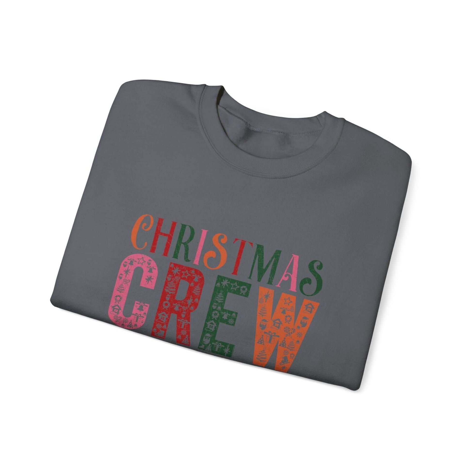 Christmas Crew Sweatshirt, Winter Festive Sweater, Xmas Gift Idea - PopCultureByDesign36