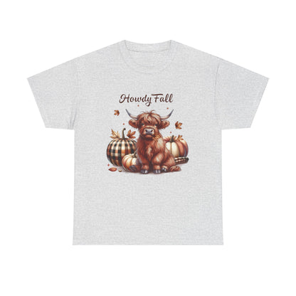 Howdy Fall, Moody shirt, Funny Cow shirt, Cow Shirt - PopCultureByDesign36
