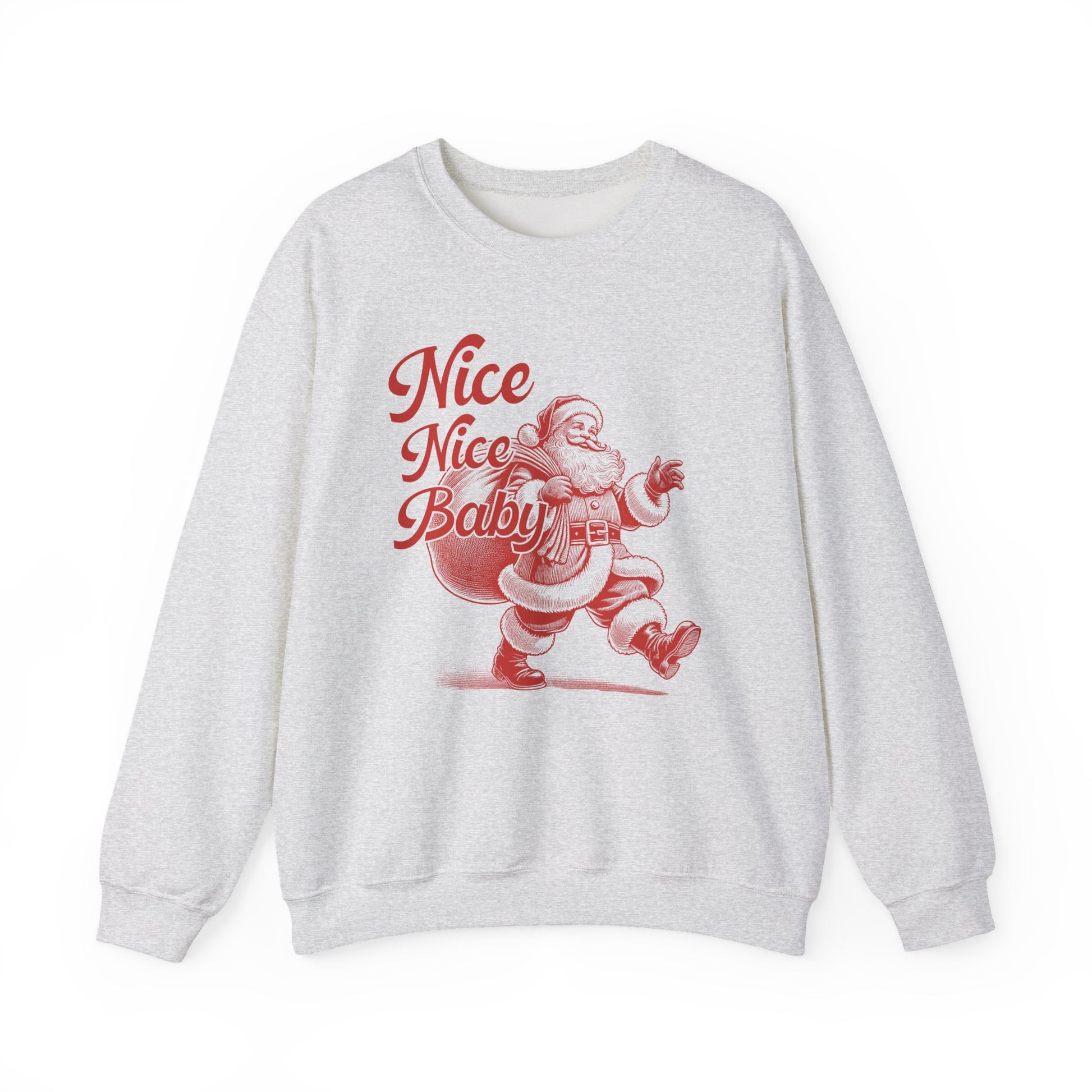 Nice Nice Baby, xmas Sweatshirt, Family christmas, Christmas Jolly, Christmas sweatshirt for Women, retro christmas, retro Santa sweatshirt - PopCultureByDesign36
