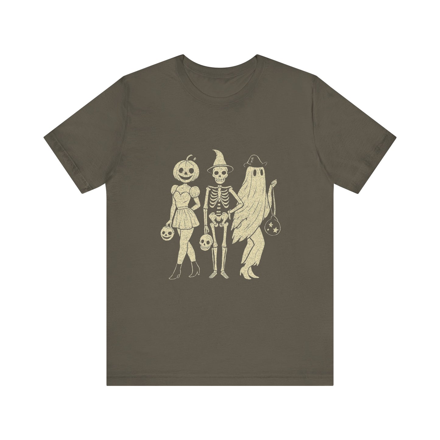 Dancing Skeleton Halloween Shirt, Spooky Season Skeleton Tee, Cute Skeleton Tee - PopCultureByDesign36