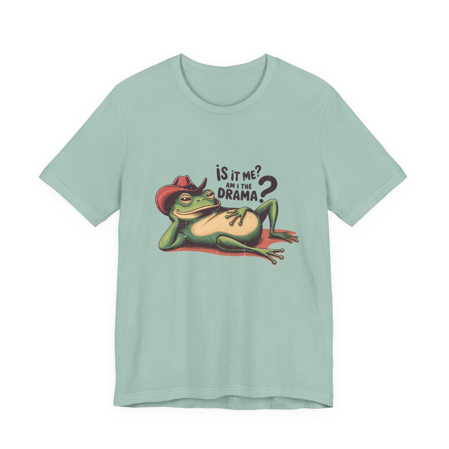 Am I The Drama Shirt, Funny Frog Joke T-Shirt, Meme Frog Shirt - PopCultureByDesign36