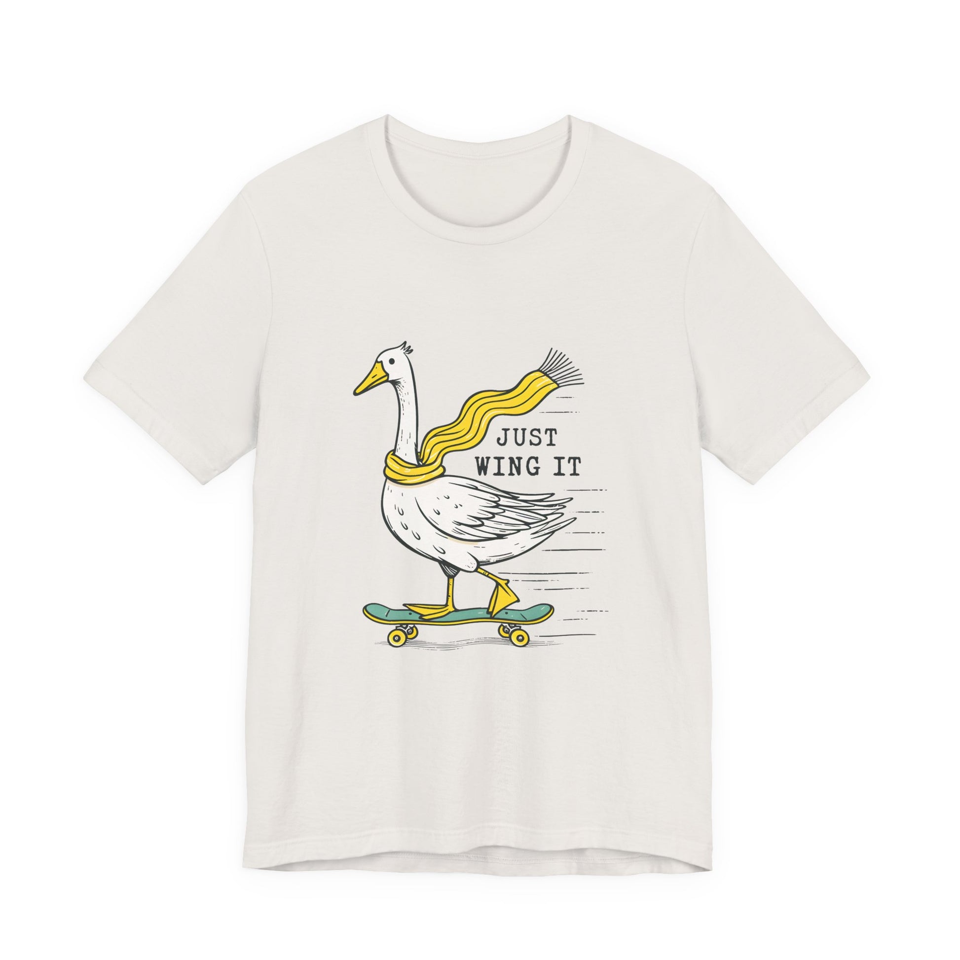 Pun Humor Bird Tee, Bird Lover Gift, Funny Bird Shirt, Skateboard Goose - PopCultureByDesign36