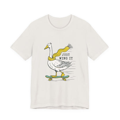 Pun Humor Bird Tee, Bird Lover Gift, Funny Bird Shirt, Skateboard Goose - PopCultureByDesign36