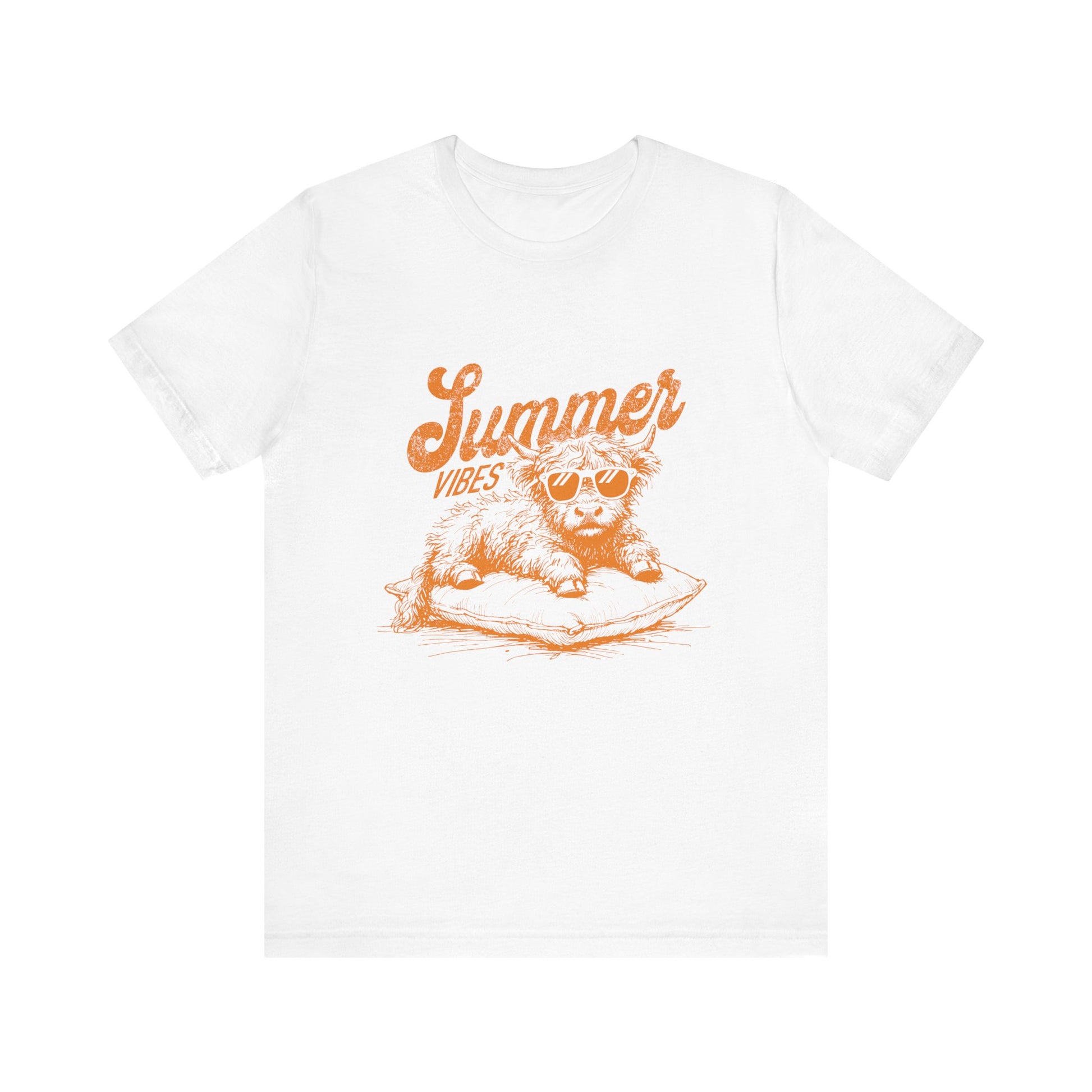 Summer Vibes Highland Cow Shirt, Western Shirt, Cow Shirt - PopCultureByDesign36