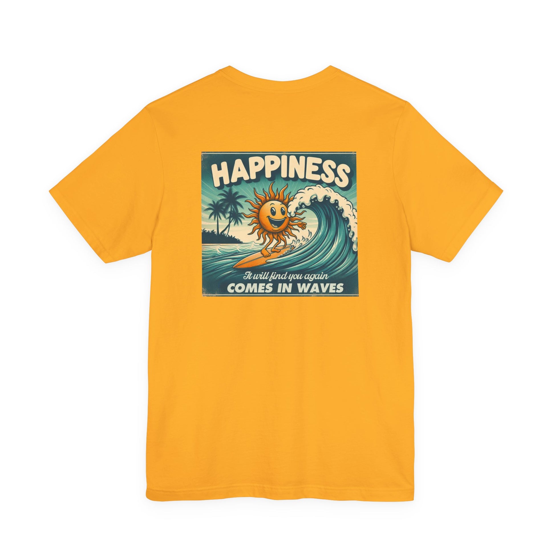 Happiness Comes In Waves shirt, Summer shirt, Surfing shirt, Surfer Gift - PopCultureByDesign36