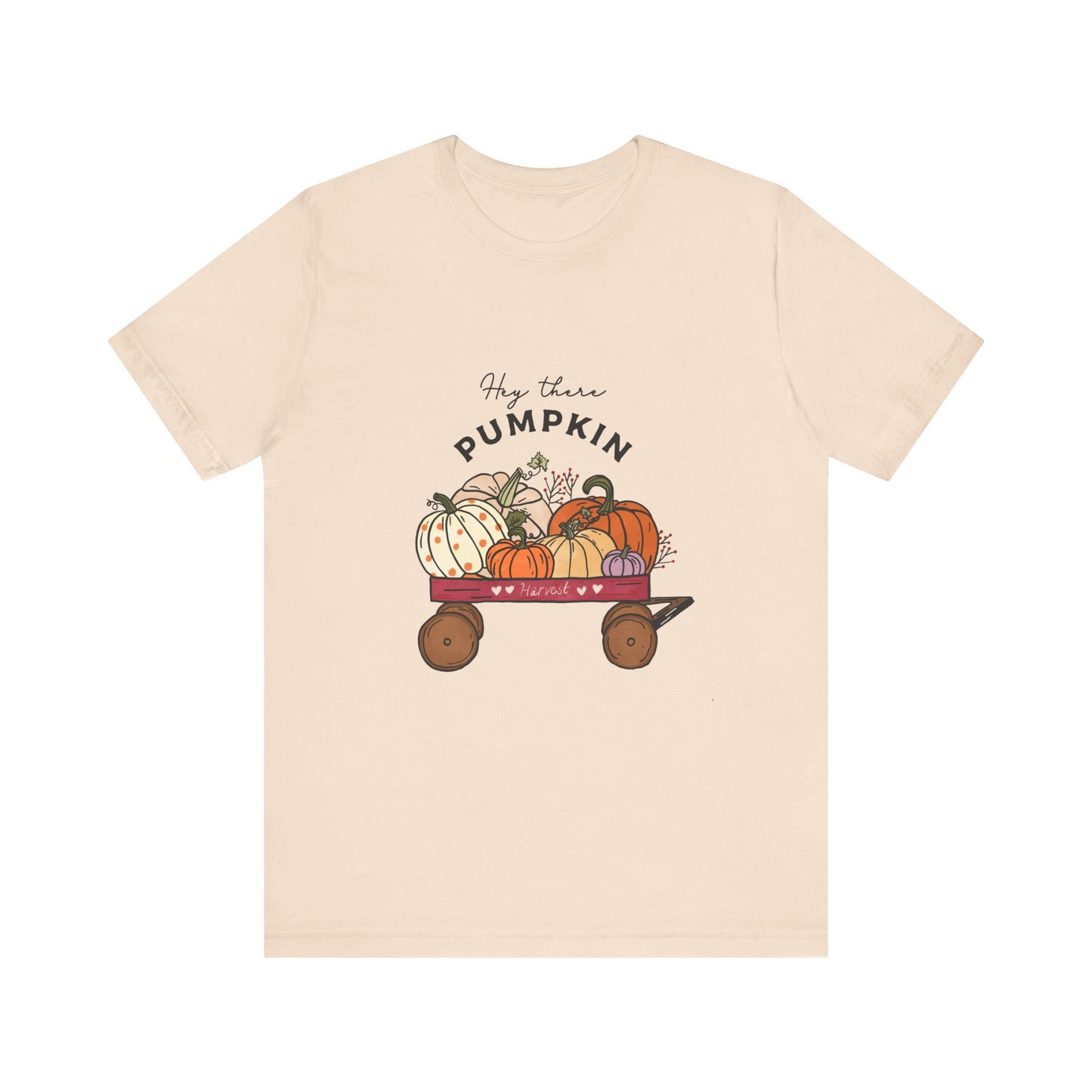 Hey There Pumpkin Unisex Tee, Autumn Halloween Pumpkin T-Shirt - PopCultureByDesign36