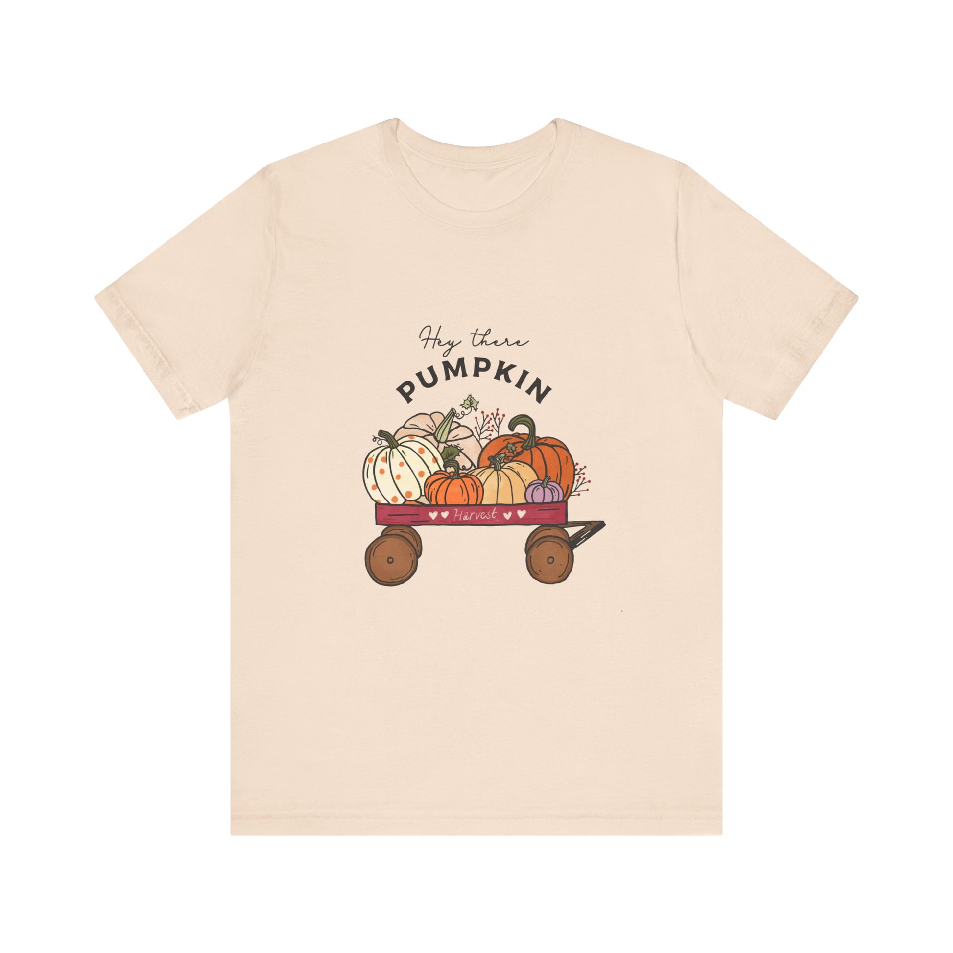 Hey There Pumpkin Unisex Tee, Autumn Halloween Pumpkin T-Shirt - PopCultureByDesign36