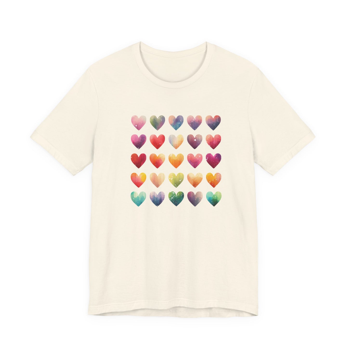 Bohemian Artsy Watercolor Shirt, Watercolor Tee, Watercolor Heart Tee - PopCultureByDesign36