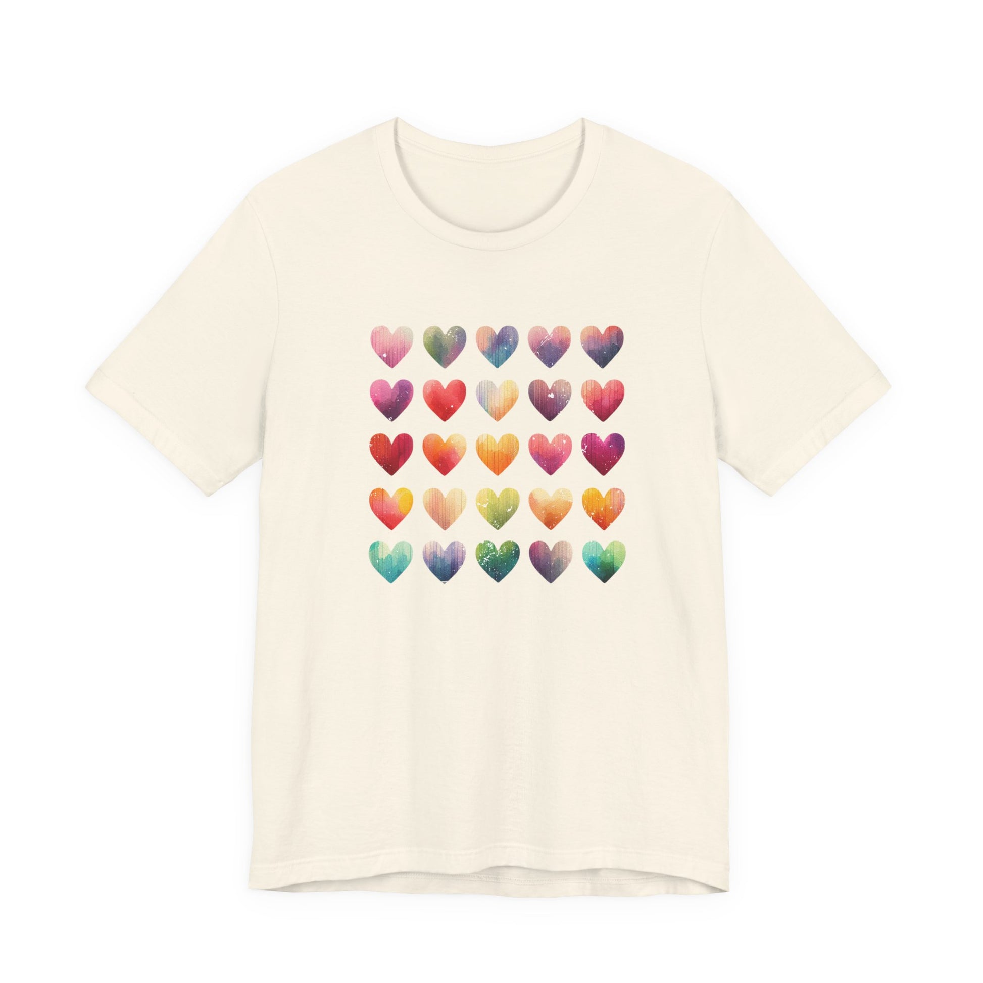 Bohemian Artsy Watercolor Shirt, Watercolor Tee, Watercolor Heart Tee - PopCultureByDesign36
