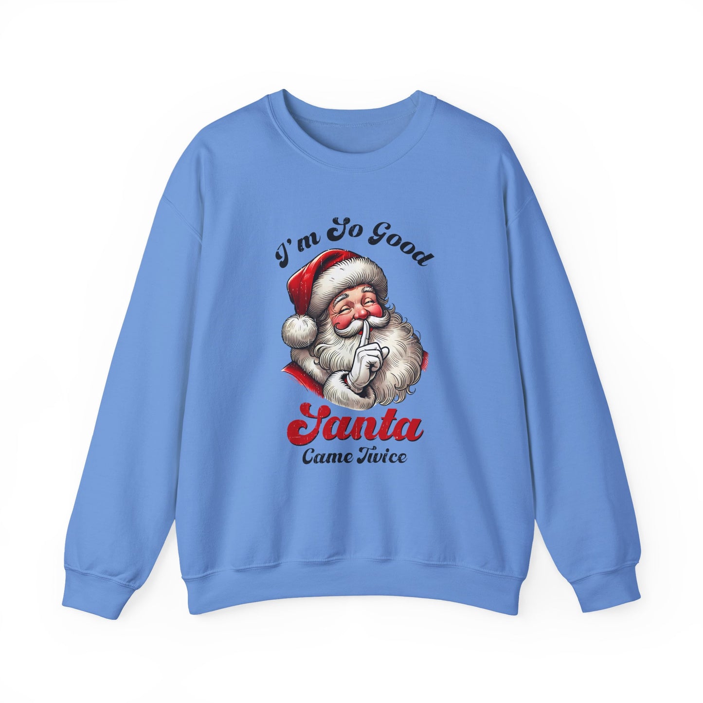 Funny Santa Sweatshirt, Women Ugly Christmas Sweatshirt, Holiday Sweatshirt - PopCultureByDesign36