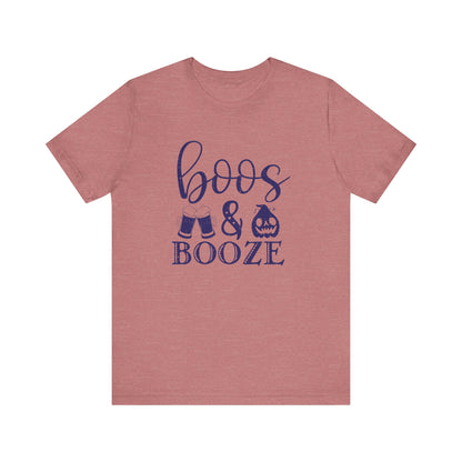 Booze And Boos shirt, Retro Halloween Shirt, Halloween Gift - PopCultureByDesign36