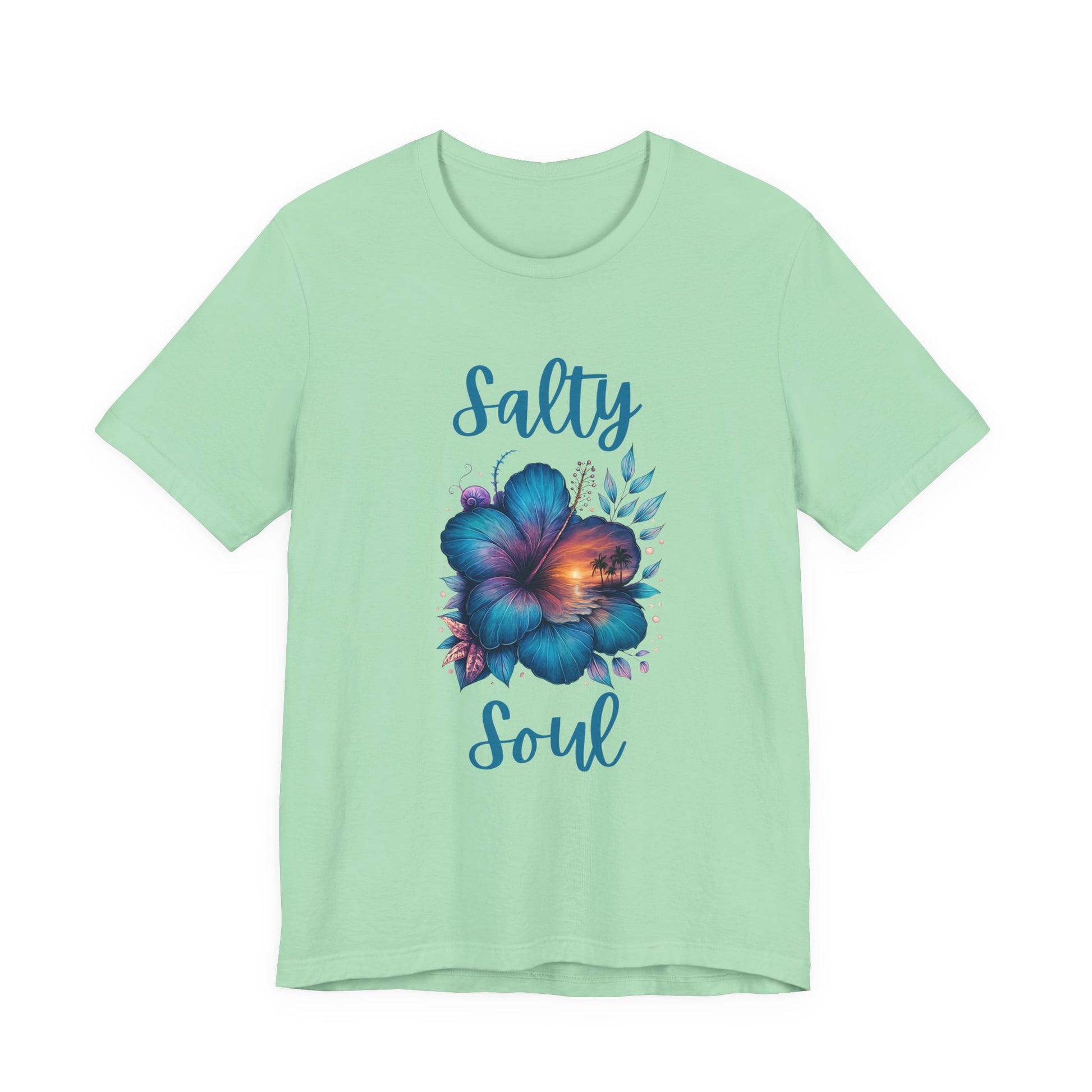 Summer Salty Soul T-shirt, Trendy Summer Shirt, Retro Summer T-shirt - PopCultureByDesign36