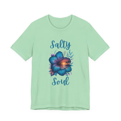 Summer Salty Soul T-shirt, Trendy Summer Shirt, Retro Summer T-shirt - PopCultureByDesign36
