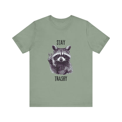Stay Trashy Raccoon Shirt, Raccoon Shirt Funny, Cool Vintage Style Raccoon Shirt - PopCultureByDesign36