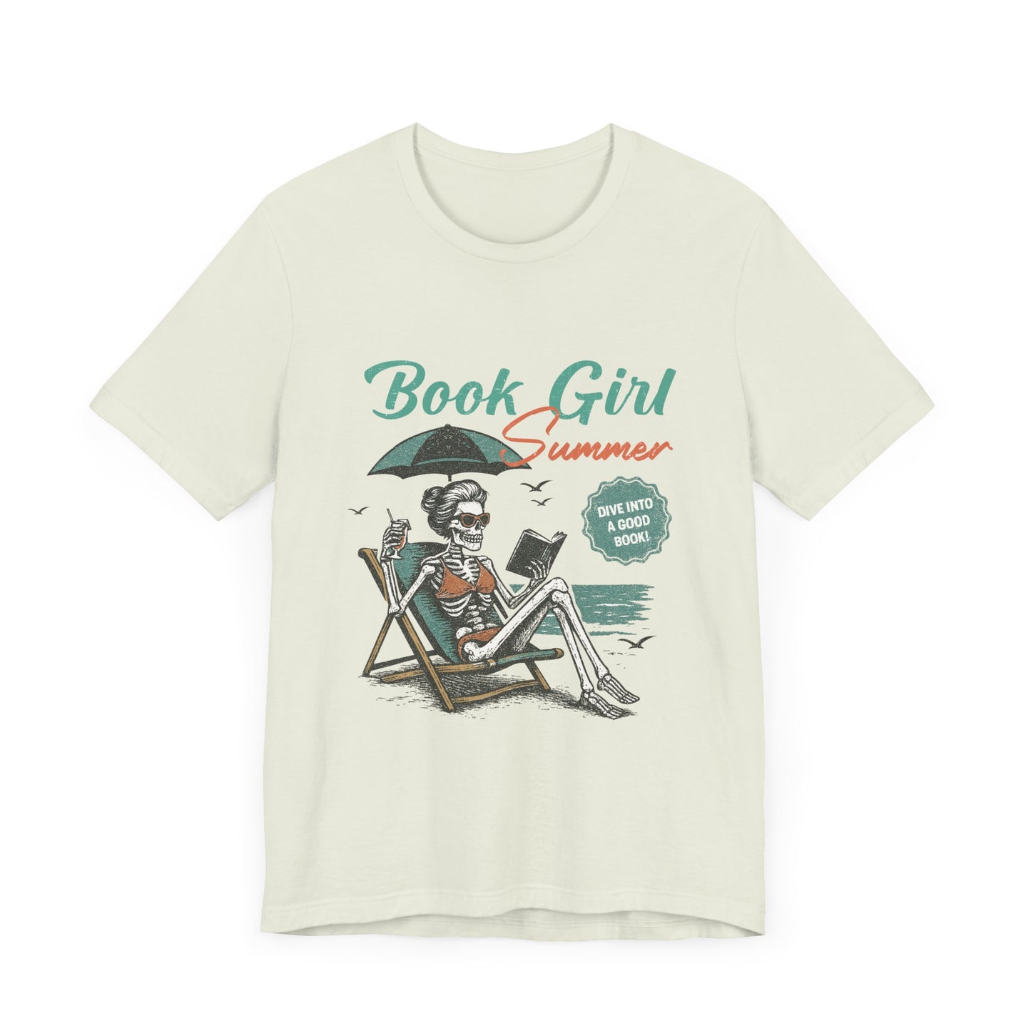Book Girl Summer Shirt, Reading Lover Tee, Literary Bookworm Top - PopCultureByDesign36