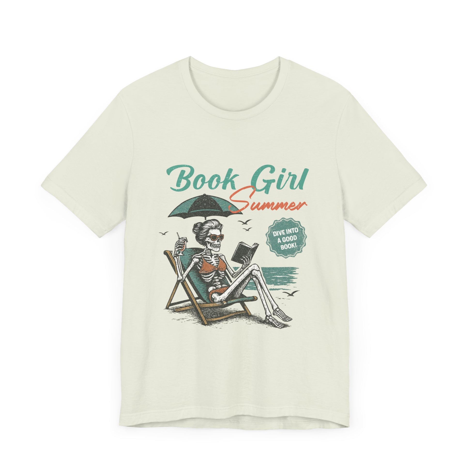 Book Girl Summer Shirt, Reading Lover Tee, Literary Bookworm Top - PopCultureByDesign36