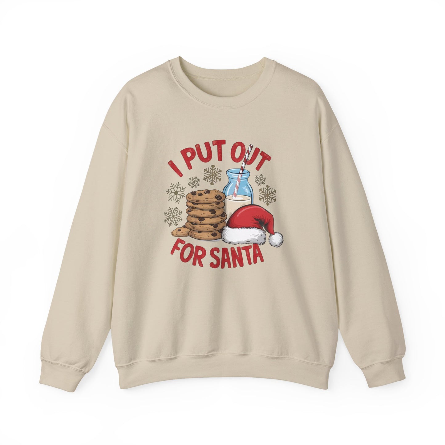 I Put Out For Santa Sweatshirt, Funny Christmas Shirt, Funny Santa Shirt - PopCultureByDesign36