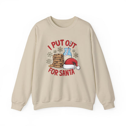I Put Out For Santa Sweatshirt, Funny Christmas Shirt, Funny Santa Shirt - PopCultureByDesign36