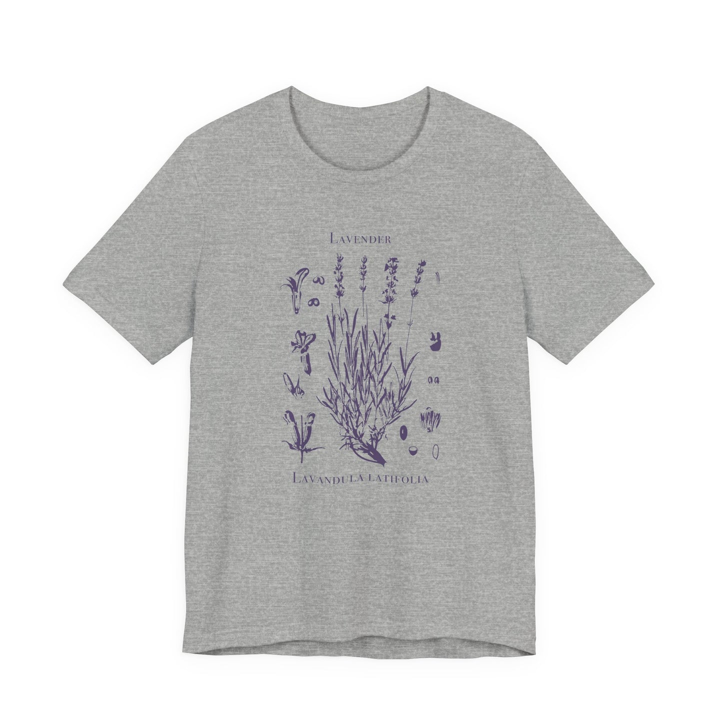 Retro Lavender Adult Shirt, Wildflowers Nature Shirt, Botanical Shirt - PopCultureByDesign36