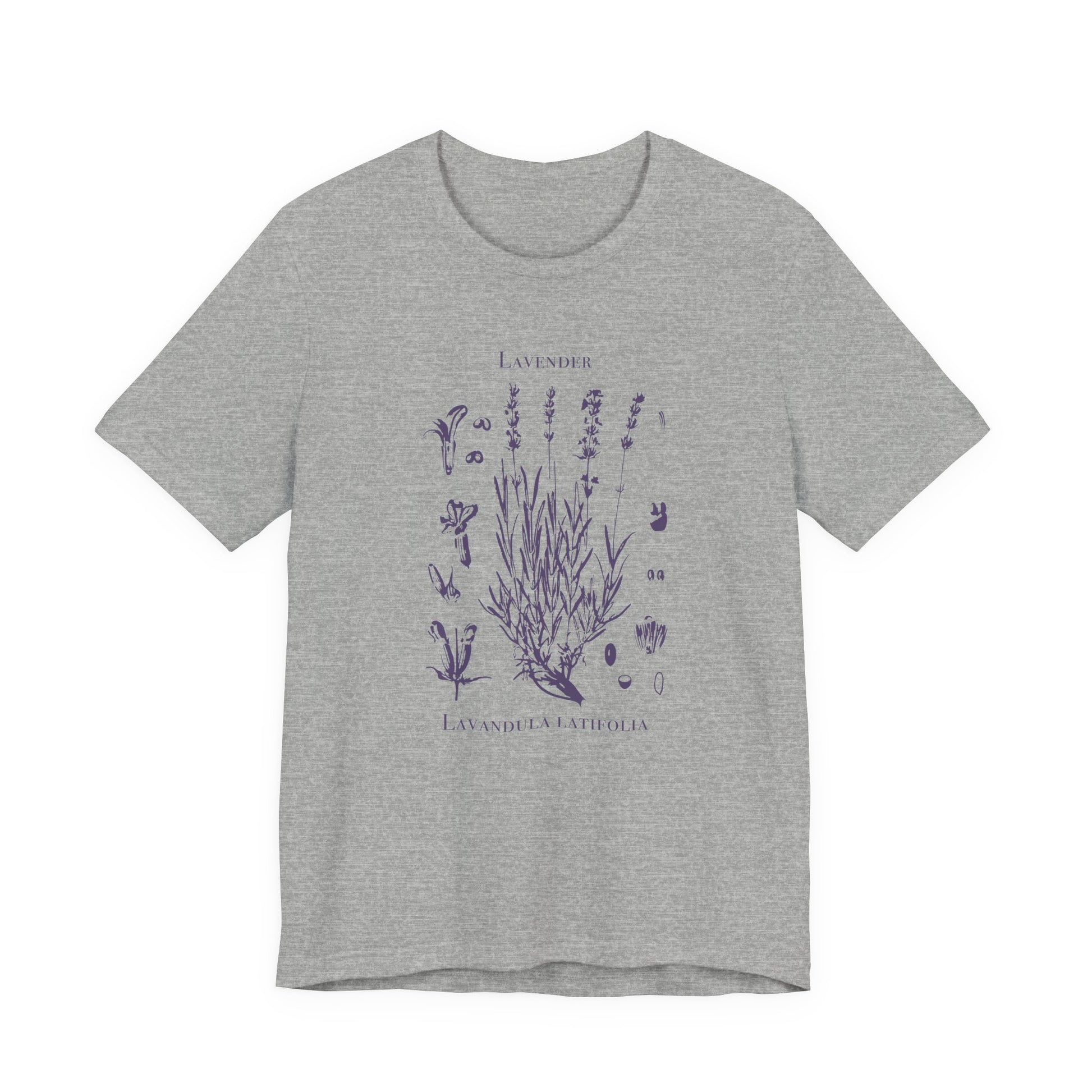 Retro Lavender Adult Shirt, Wildflowers Nature Shirt, Botanical Shirt - PopCultureByDesign36