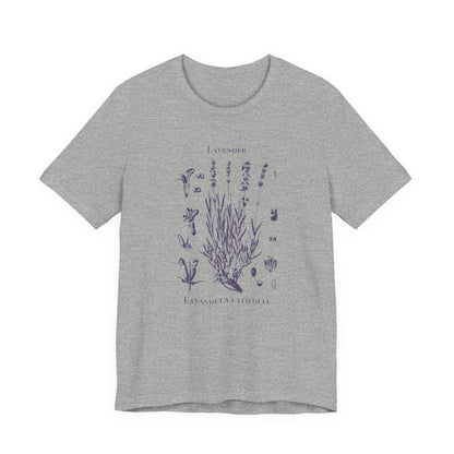 Retro Lavender Adult Shirt, Wildflowers Nature Shirt, Botanical Shirt - PopCultureByDesign36