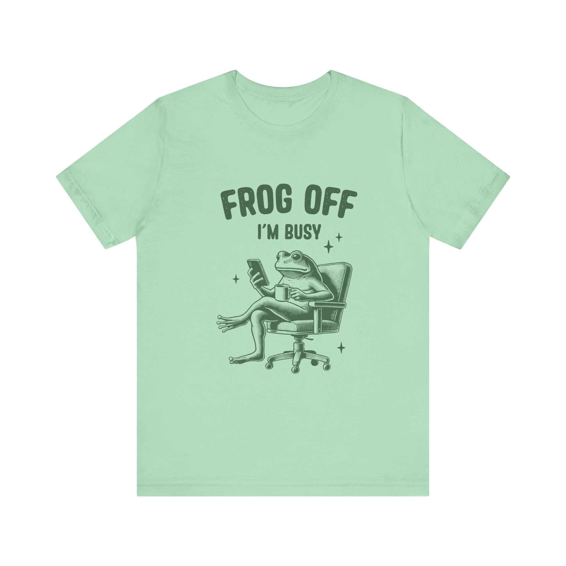 Frog Off Im Busy Shirt, Frog Pond TShirt, Meme Frog Shirt - PopCultureByDesign36