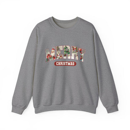 Christmas Sweatshirt, Christmas Gift Women, Merry Christmas Sweatshirt - PopCultureByDesign36