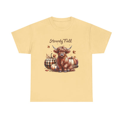 Howdy Fall, Moody shirt, Funny Cow shirt, Cow Shirt - PopCultureByDesign36