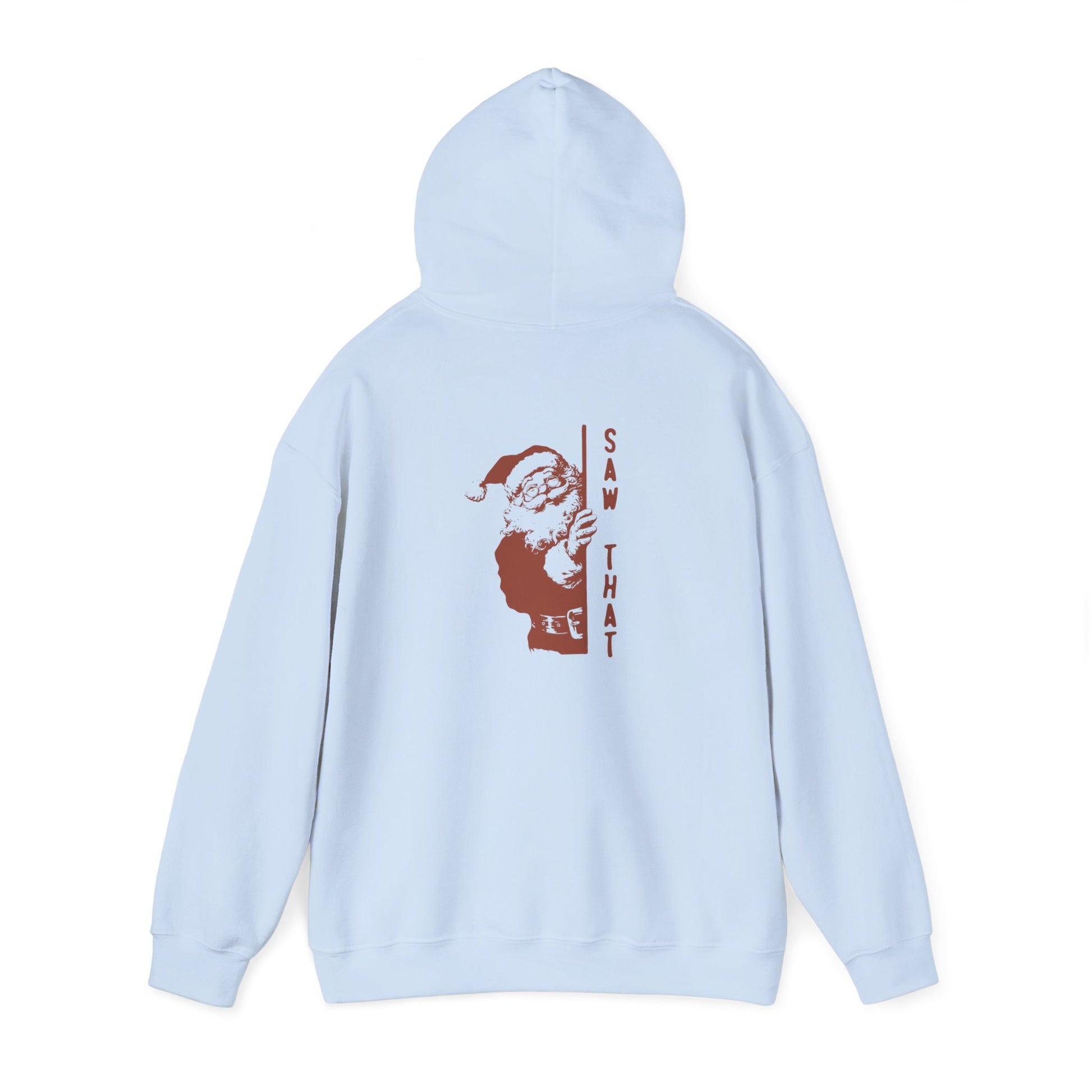 Christmas Santa Hoodie, Cozy Holiday Sweatshirt, Funny Santa Hoodie - PopCultureByDesign36