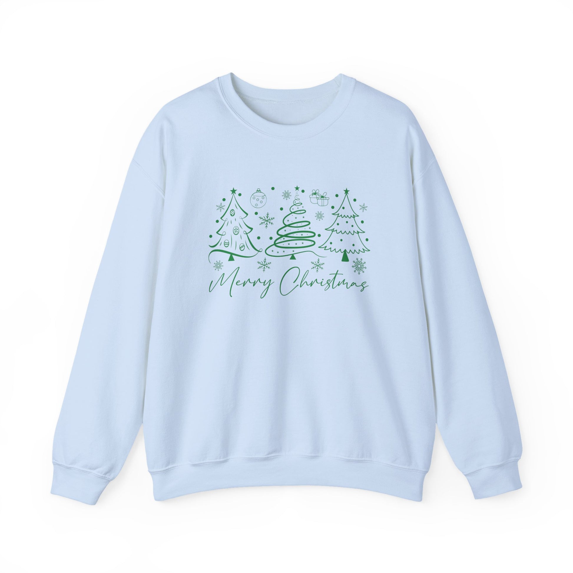 Boho Style Merry Christmas Sweatshirt, Cozy Christmas Outfit - PopCultureByDesign36