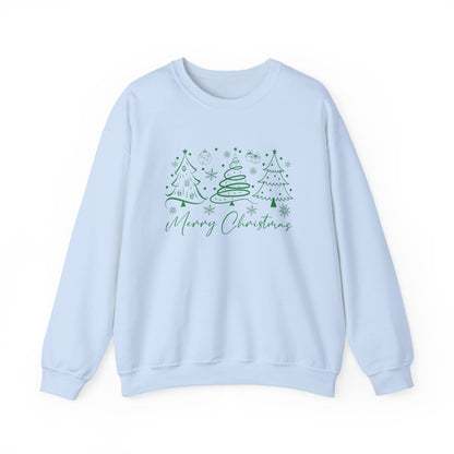 Boho Style Merry Christmas Sweatshirt, Cozy Christmas Outfit - PopCultureByDesign36