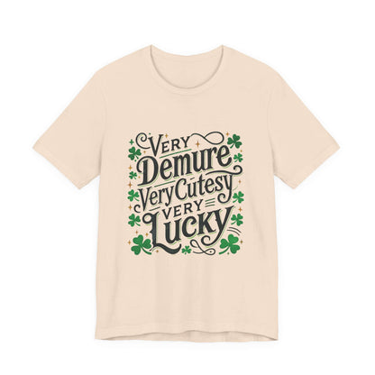 St Patrick's Day Tee, Irish Shamrock Tee, Feeling Lucky St Paddy's Shirt - PopCultureByDesign36