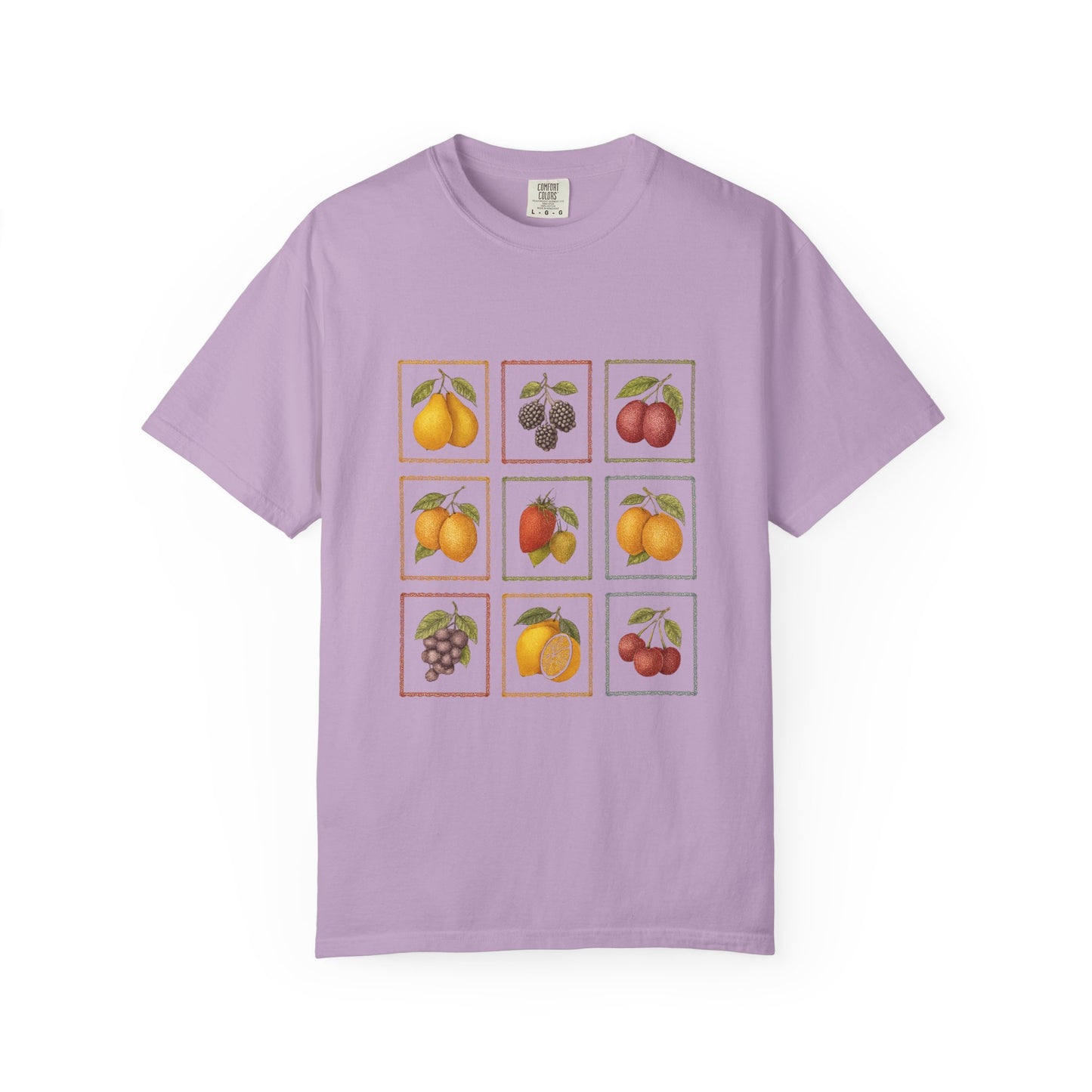 Vintage Fruit Stamp Shirt, Art Graphic Fruit Shirt, Fruit Stamp - PopCultureByDesign36