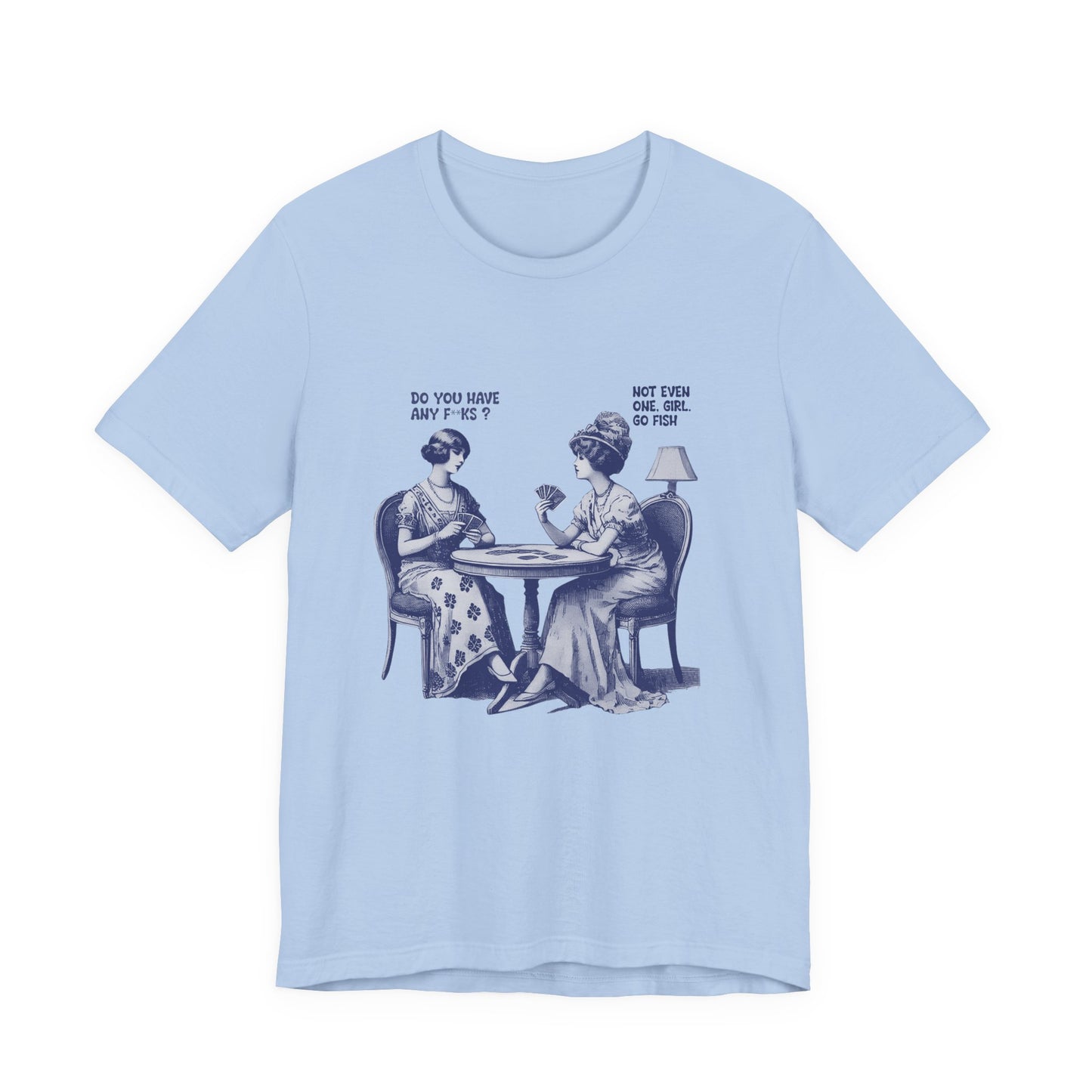 Funny Card Playing Tee, Card Playing Lovers Tee, Vintage Style Top - PopCultureByDesign36