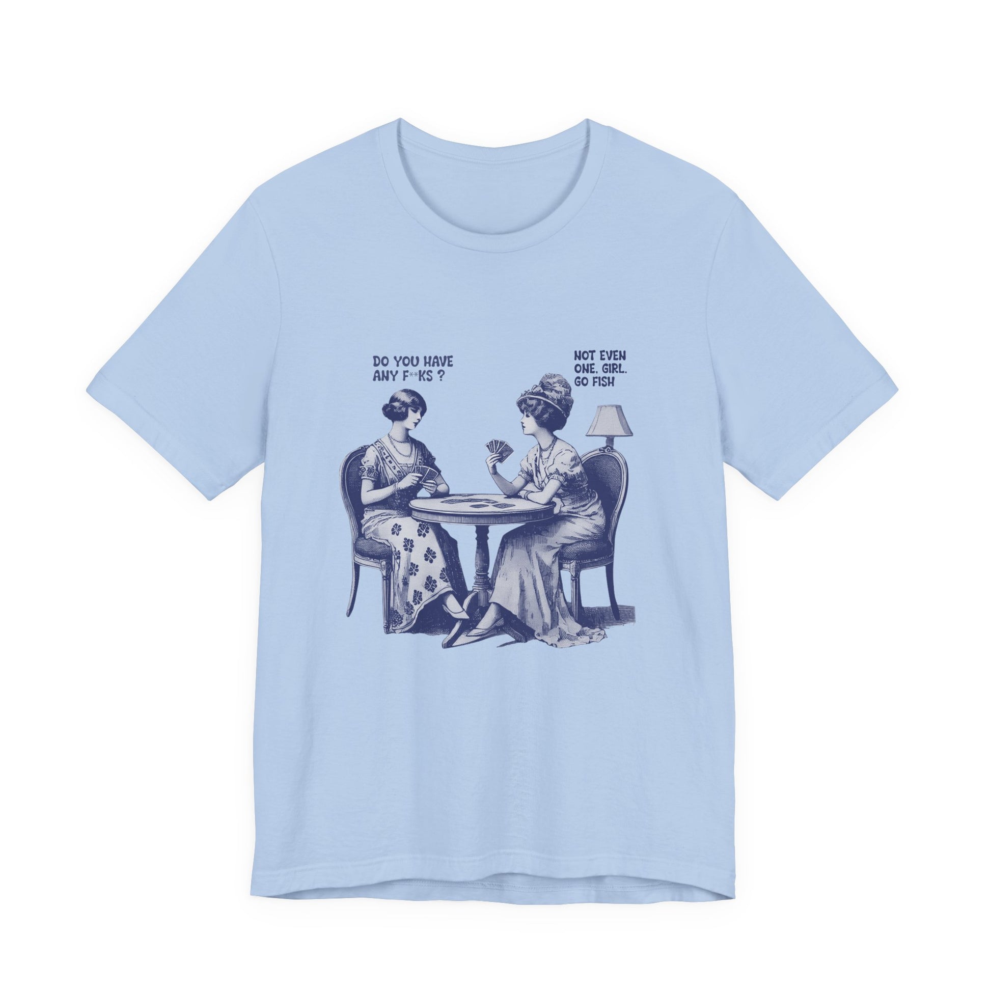 Funny Card Playing Tee, Card Playing Lovers Tee, Vintage Style Top - PopCultureByDesign36