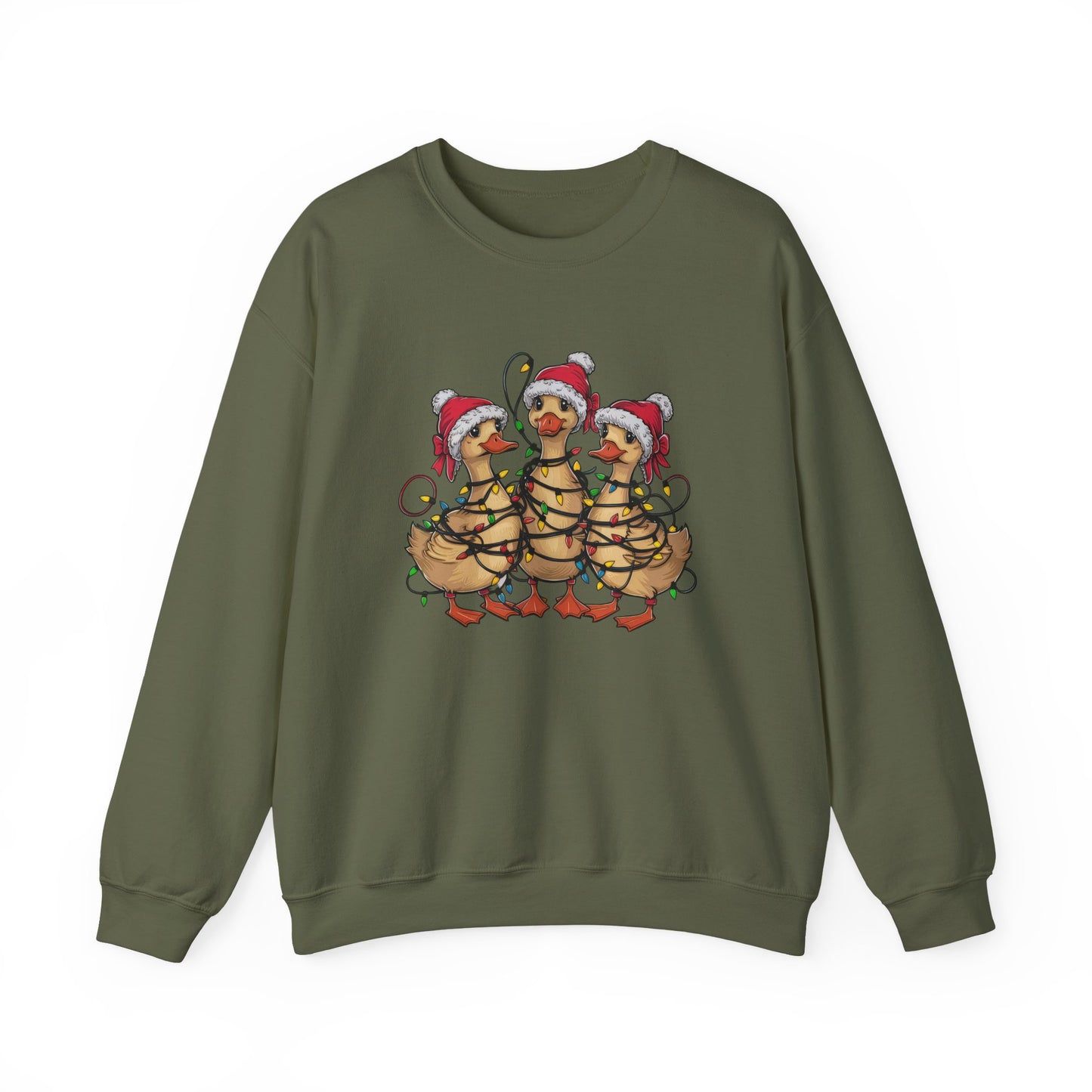 Christmas Ducks Sweatshirt, Funny Animals Christmas Sweatshirt - PopCultureByDesign36