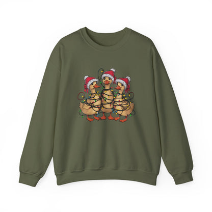 Christmas Ducks Sweatshirt, Funny Animals Christmas Sweatshirt - PopCultureByDesign36