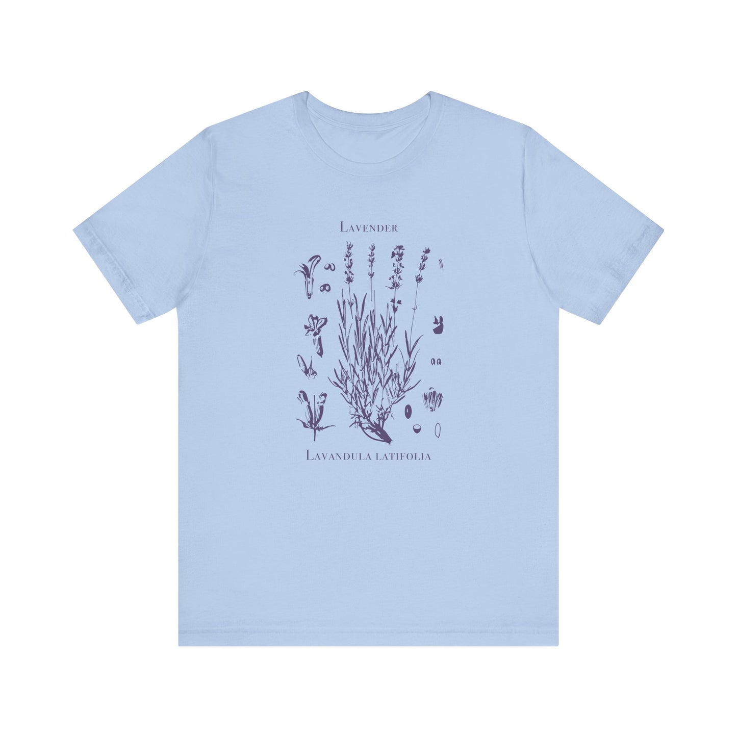 Retro Lavender Adult Shirt, Wildflowers Nature Shirt, Botanical Shirt - PopCultureByDesign36