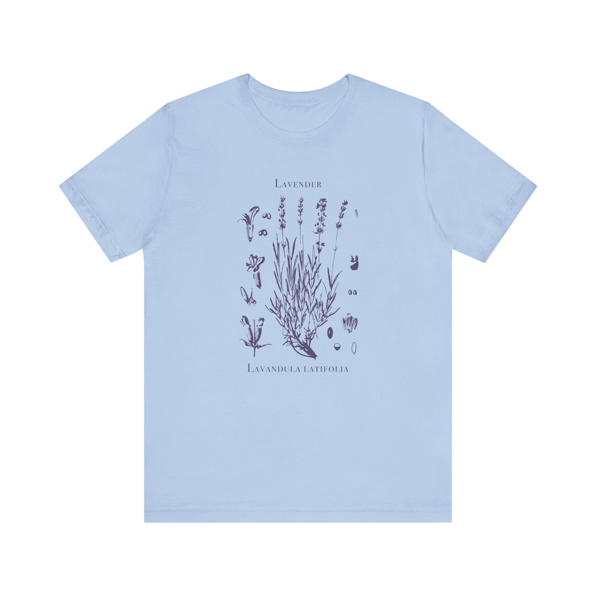 Retro Lavender Adult Shirt, Wildflowers Nature Shirt, Botanical Shirt - PopCultureByDesign36